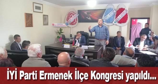 İYİ Parti Ermenek İlçe Kongresi yapıldı