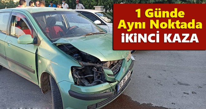 1 Günde Aynı Noktada İkinci Kaza