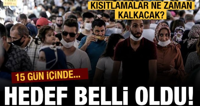 Aşılamada hedef belli oldu! Normalleşme ne zaman?