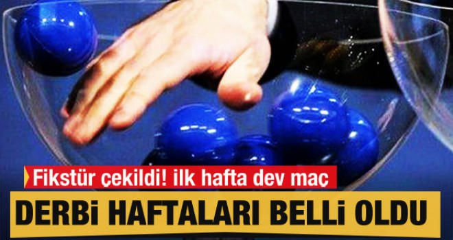 Süper Lig Fikstürü Çekildi