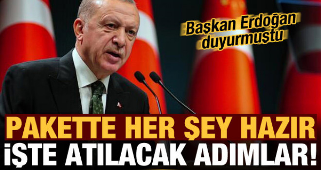 Başkan Erdoğan duyurmuştu! Her şey hazır, işte atılacak adımlar