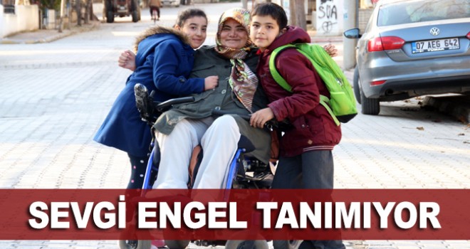 Yüzde 96 engeline rağmen çocuklardan vazgeçemiyor