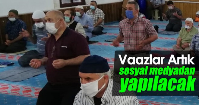 Vaazlar Artık Sosyal Medyadan Yapılacak