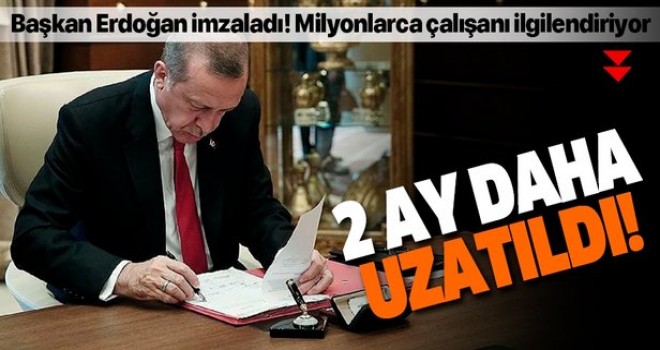 İşten çıkarma yasağı 2 ay daha uzatıldı!