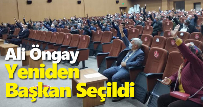 Ali Öngay Yeniden Başkan Seçildi