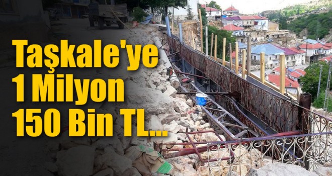 Taşkale'ye 1 Milyon 150 Bin TL'lik Bütçe