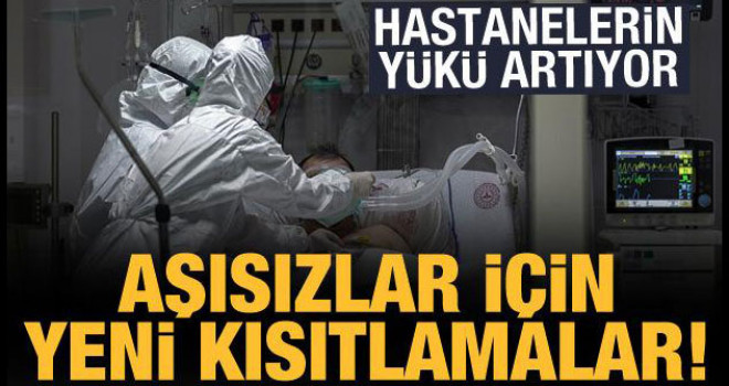 Aşısızlara yeni kısıtlamalar gelebilir