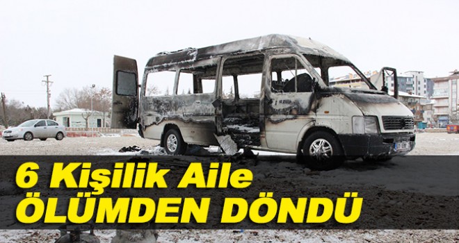 6 Kişilik aile ölümden döndü