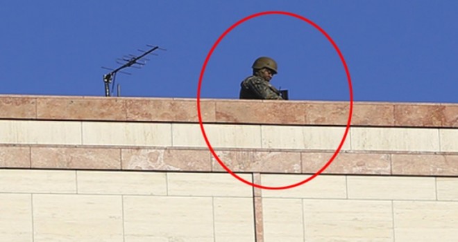 ABD Askerleri İstanbul'da Çatılardalar