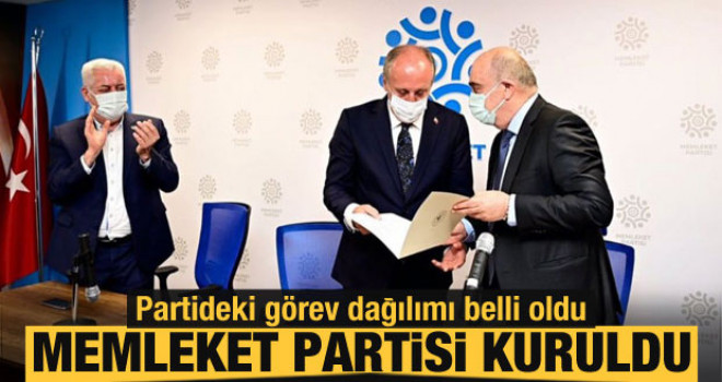 Memleket Partisi kuruldu: Muharrem İnce parti başkanlığına seçildi