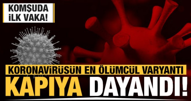 Mutasyonlu virüs kapıya dayandı: Komşuda ilk vaka!