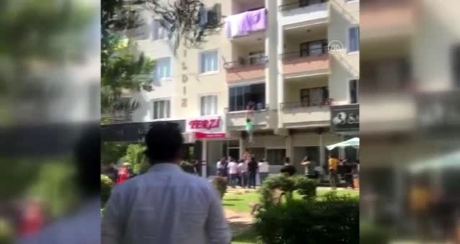 Kahramanmaraş'ta kadın balkondan düştü