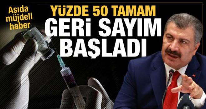 Bakan Koca'dan aşı açıklaması: Geri sayım başladı