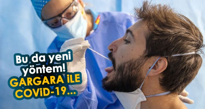 Gargara ile koronavirüs tanısı