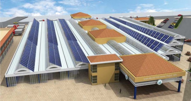 2 Bin Metrekare Alana GES Kuruluyor