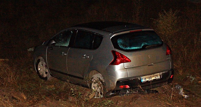 Yağışın Etkisiyle Kaza Yaptılar