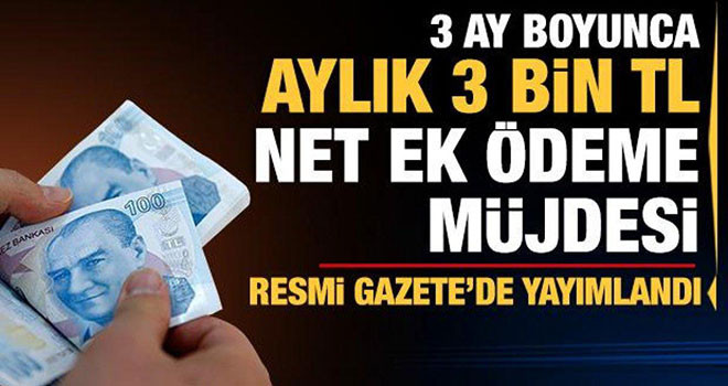 Binlerce sağlık çalışanına ek ödeme müjdesi: Aylık üç bin TL...