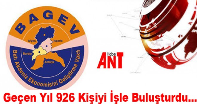 BAGEV Kariyer, geçen yıl 926 kişiyi işle buluşturdu