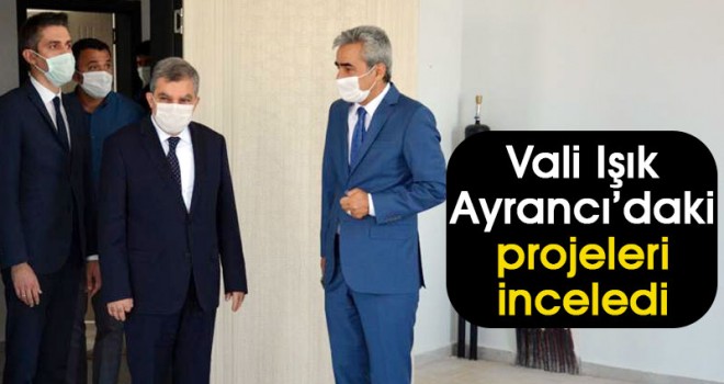 Karaman Valisi Işık'tan Ayrancı Belediyesine ziyaret