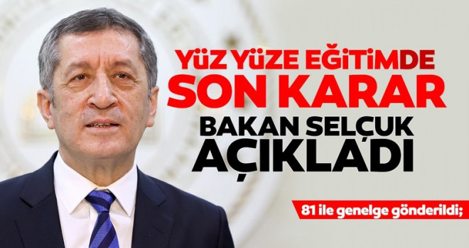 Milli Eğitim Bakanlığı tek tek açıkladı! İşte alınan kararlar
