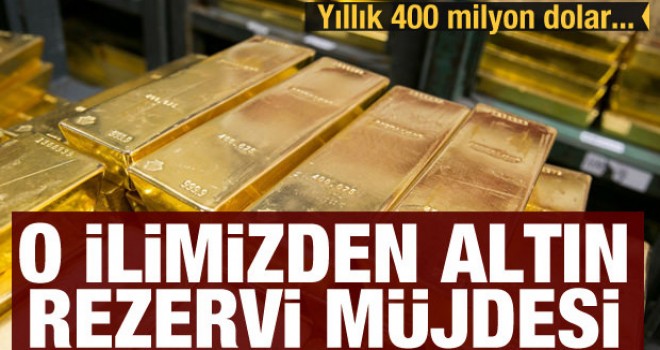 Erzurum’a altın rezervi müjdesi