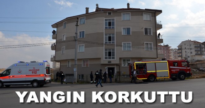 Apartmanın bodrum katında yangın çıktı