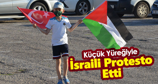 İsrail'in Filistin'e yönelik saldırıları Karaman'da protesto edildi