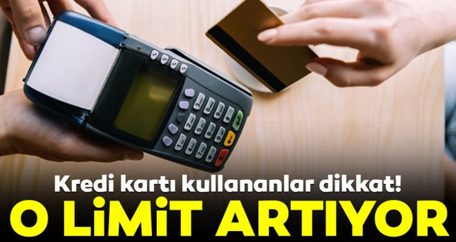 Temassız kartlarda şifresiz işlem limiti 350 TL'ye yükseliyor