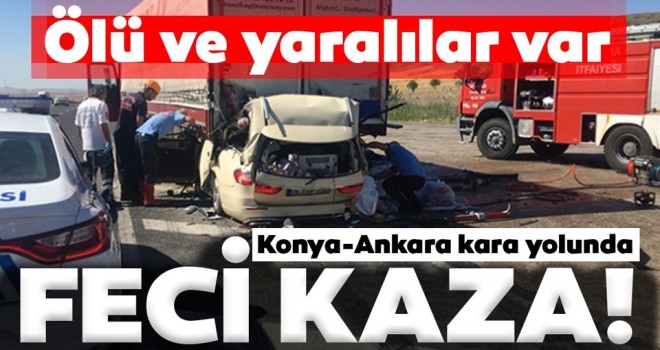 Ankara-Konya karayolunda feci kaza: 5 ölü