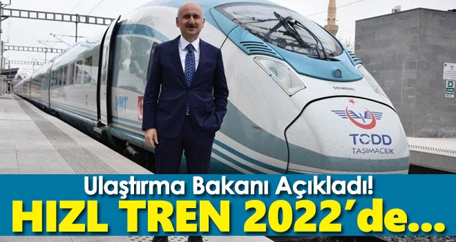 Ulaştırma Bakanı açıkladı! Konya-Karaman Hızlı Treni...