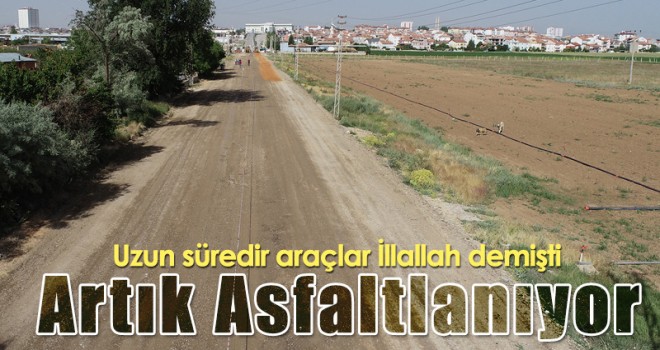 İkinci Organize Sanayi Yolu Asfaltlanıyor
