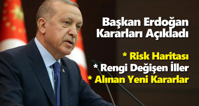 Kabine Toplantısı sonrası Başkan Erdoğan kararları açıkladı