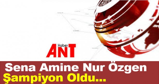 Antalyalı kick boksçu Sena Amine Nur Özgen şampiyon oldu