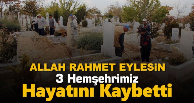 12 Şubat 2022 Karaman'da vefat edenler