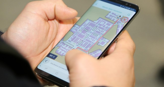 Hastalar Yolunu Navigasyonla Bulacak