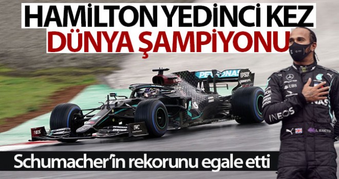 Lewis Hamilton, İstanbul'da şampiyonluğunu ilan etti