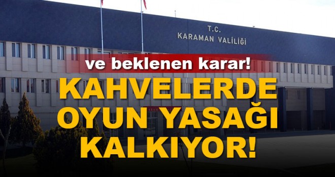 Karaman İl Umumi Hıfzıssıhha Kurulu'nun 71 Numaralı Kararı