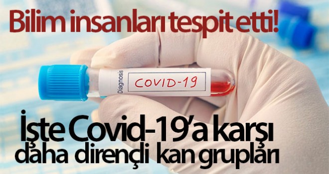 Covid 19'a Karşı Daha Dirençli Kan Grupları