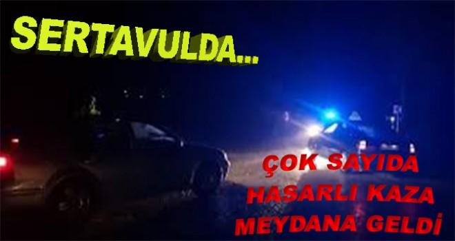 Sertavul Geçidi'nde çok sayıda hasarlı kaza meydana geldi.
