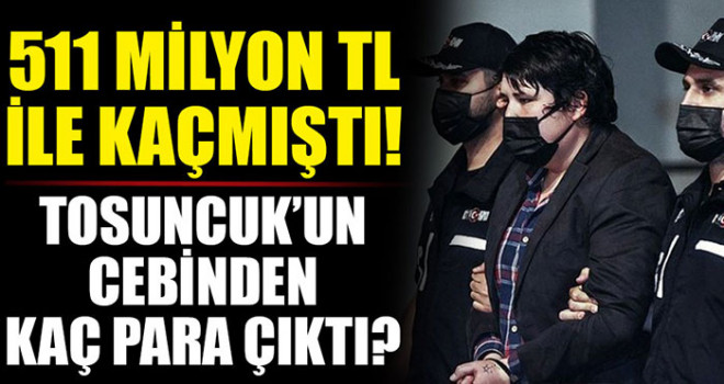 Tosuncuk'un cebinden bakın kaç para çıktı!