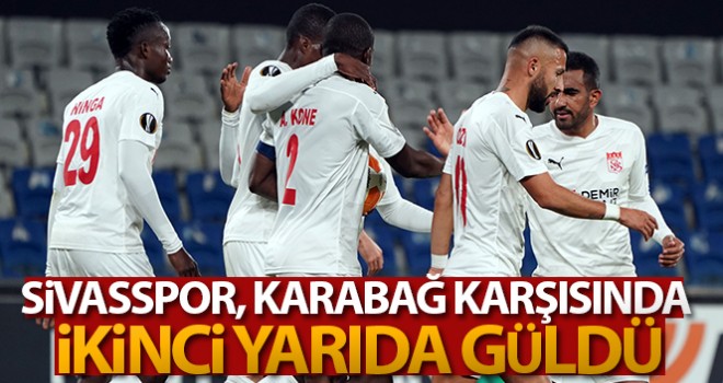 UEFA Avrupa Ligi Sivasspor 3-2 Karabağ