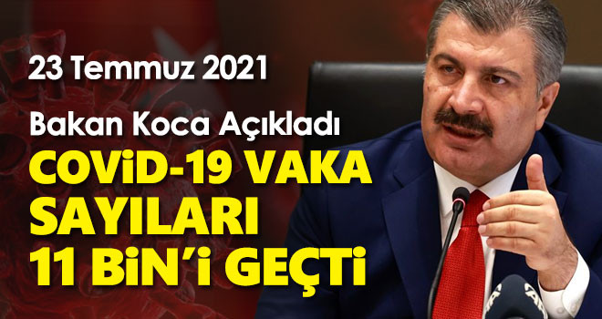 23 Temmuz koronavirüs tablosu! Vaka Sayılarında Son Durum