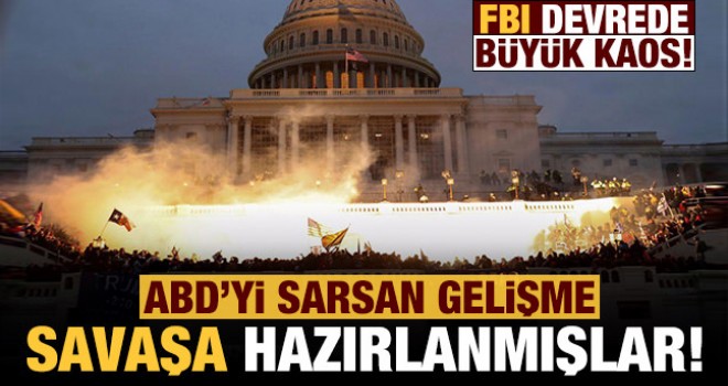 ABD'yi sarsan haber: Savaşa hazırlanmışlar!