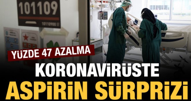 Koronavirüs tedavisinde aspirin sürprizi!