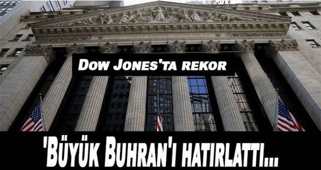 Dow Jones'taki rekor 'Büyük Buhran'ı hatırlattı