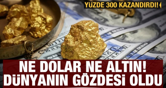 Ne altın ne dolar! Dünyada yeni gözde oldu, yüzde 300 kazandırdı