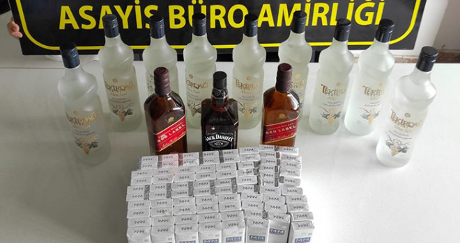 Konya'da kaçak içki operasyonunda 1 kişi yakalandı