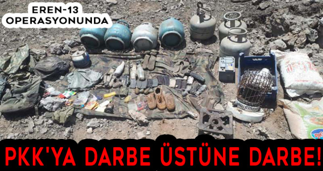 PKK'ya darbe üstüne darbe!