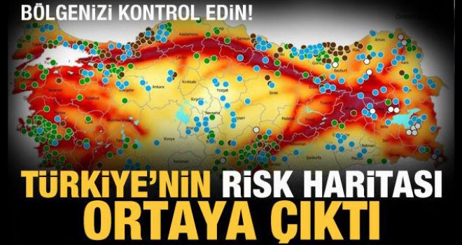 Karaman Ne Durumda? Türkiye'nin risk haritası ortaya çıktı