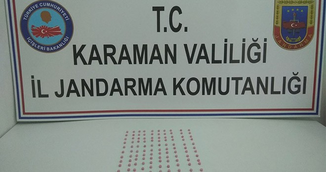 Karaman'da Uyuşturucu Operasyonu
